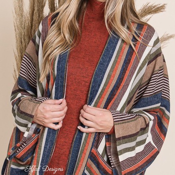 ❤️LAST 1! V Neck/V Back Open Front Drop Shoulder Soft Fabric Pocket Cardigan! - Picture 8 of 8